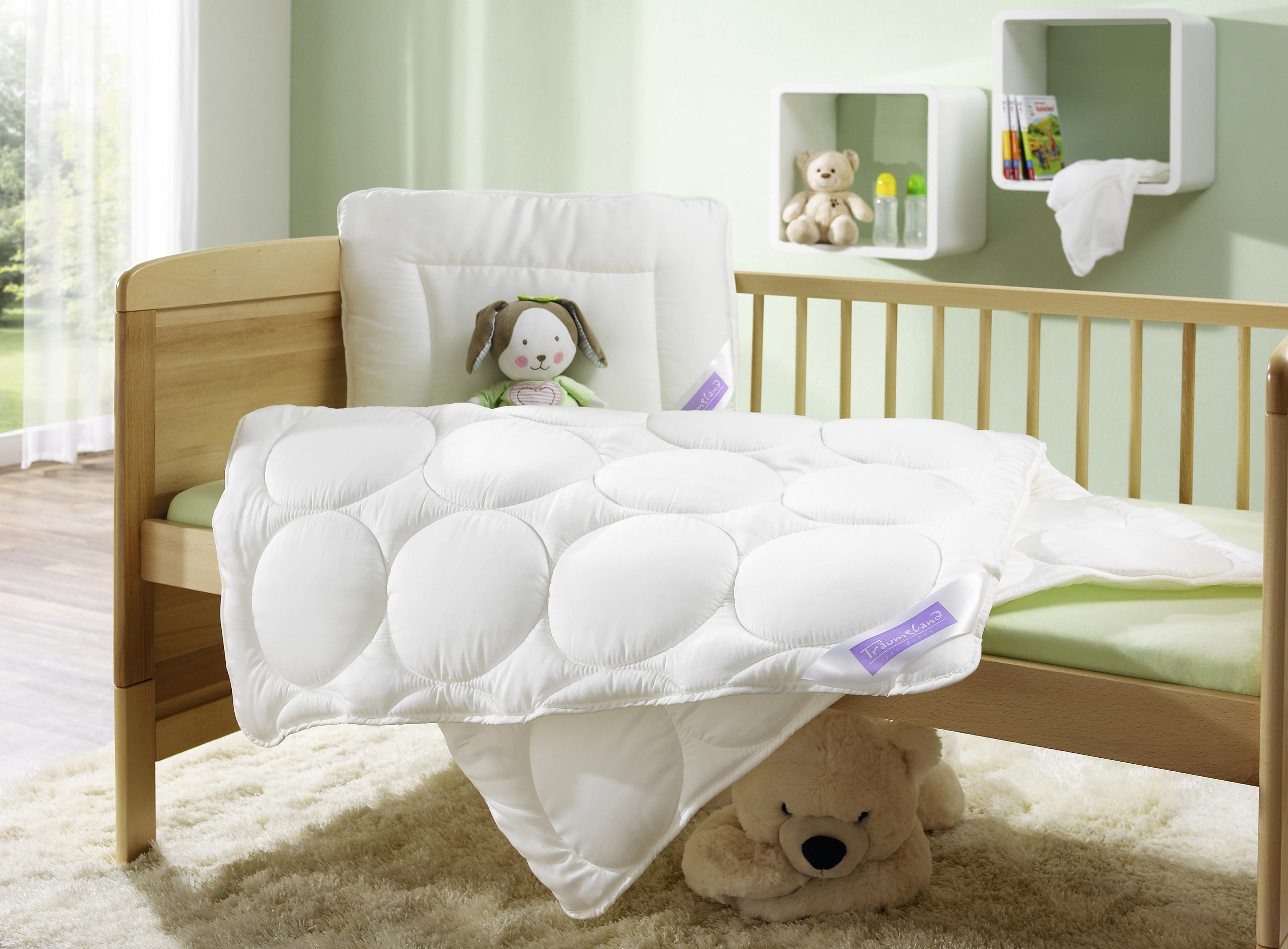 BABYDECKE 100/135 cm  - Weiß, Basics, Textil (100/135cm) - Träumeland