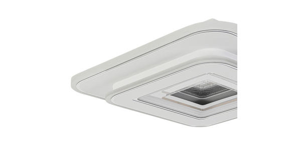 LED-DECKENLEUCHTE 35/35/6 cm   - Chromfarben/Weiß, Basics, Kunststoff/Metall (35/35/6cm) - Novel