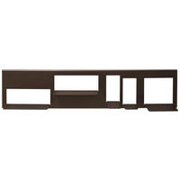 WANDREGAL  180/40/26,5 cm  - Bronzefarben, Design, Metall (180/40/26,5cm) - Novel