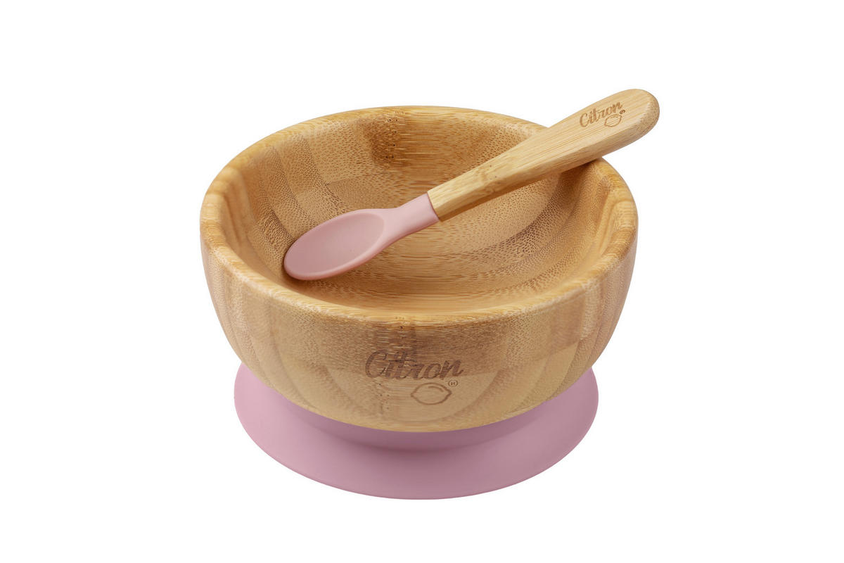 KINDERGESCHIRRSET  - Pink/Rosa, Basics, Naturmaterialien/Kunststoff