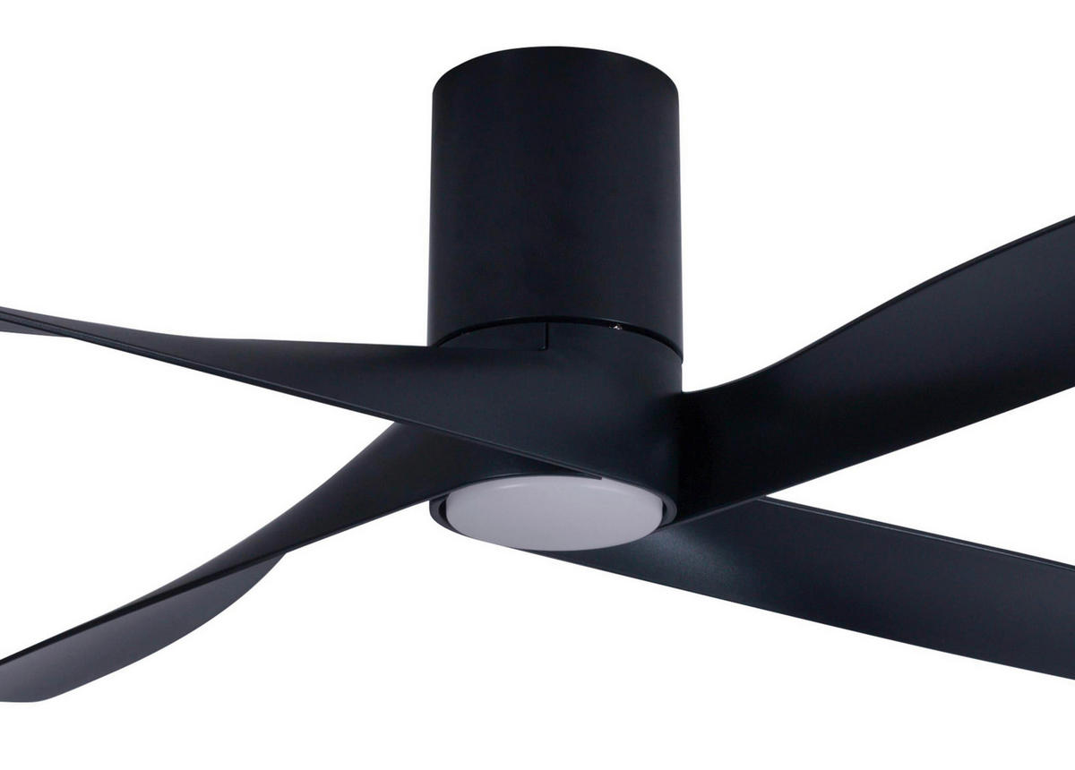 DECKENVENTILATOR 132 cm  - Schwarz, Trend, Kunststoff (132cm) - P & B