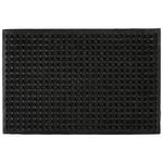 FUSSMATTE 40/60 cm HOME  - Schwarz, KONVENTIONELL, Kunststoff/Textil (40/60cm) - Esposa