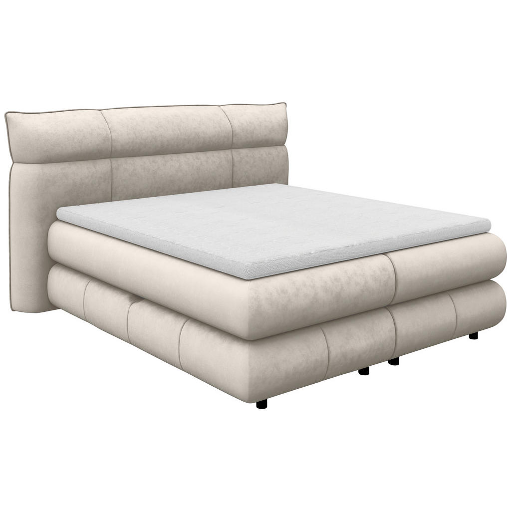 Boxspringbett Carmelo Beige 140x200 cm H2