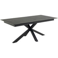 STOL ZA BLAGOVAONICU  crna  keramika      - crna, Design, metal/keramika (200-240/100/75,5cm) - MID.YOU