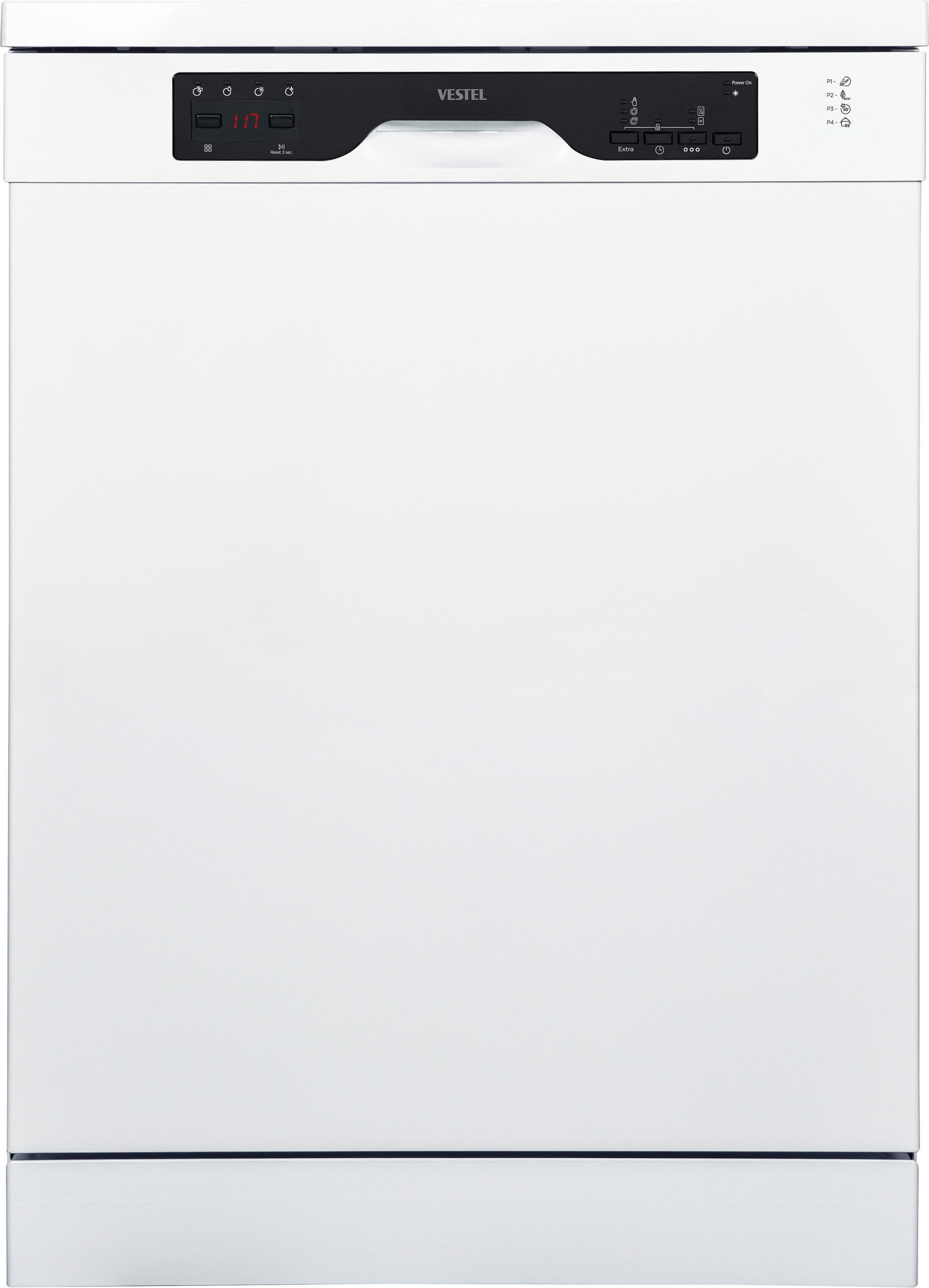 GESCHIRRSPÜLER S1-D046O  - Weiß, Basics (59,8/85/59,8cm) - Vestel