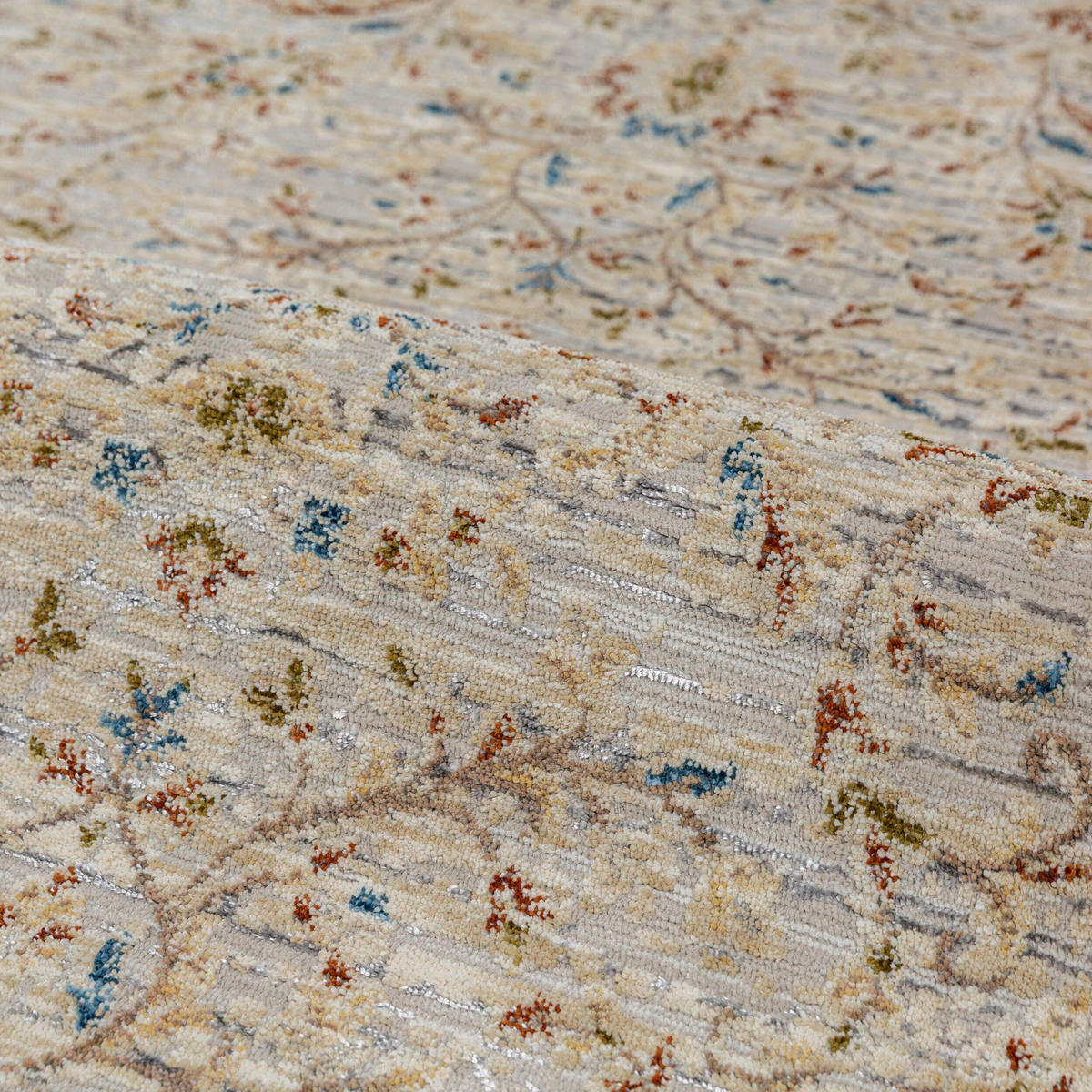 VINTAGE-TEPPICH 160/230 cm Meena Vintage Beige rechteckig  - Beige, Basics, Kunststoff/Textil (160/230cm) - Flair Rugs