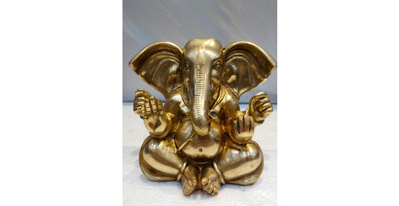 SKULPTUR - Goldfarben, LIFESTYLE, Metall (24/13/21cm) - Ambia Home