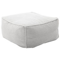 HOCKER in Textil Hellgrau  - Hellgrau, Design, Textil (86/38/86cm) - Lomoco