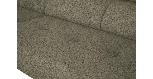 ECKSOFA in Struktur Hellbraun 205/280 cm - Hellbraun/Schwarz, Design, Textil/Metall (205/280cm) - Xora