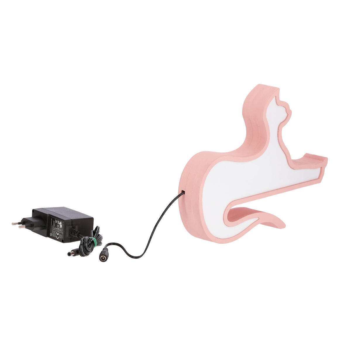 BORDSLAMPA FÖR BARN - pink, Basics, trämaterial/plast (28.5/3.5/20.5cm)