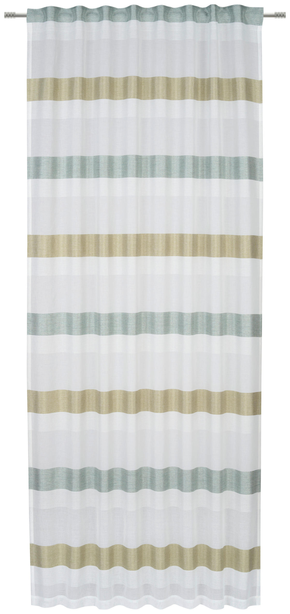 GOTOVA ZAVJESA zelena 135/245 cm   - zelena, Basics, tekstil (135/245cm) - Esposa