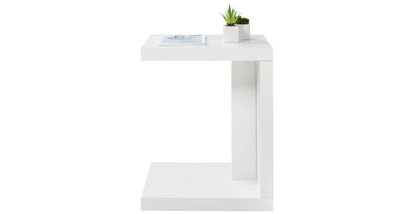 BEISTELLTISCH rechteckig Weiß  - Weiß, Design, Holzwerkstoff (40/30/50cm) - Xora