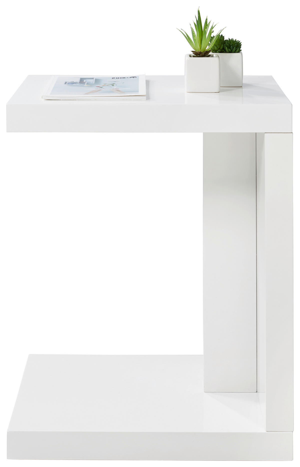 BEISTELLTISCH in Holzwerkstoff 40/30/50 cm  - Weiss, Design, Holzwerkstoff (40/30/50cm) - Xora