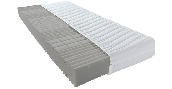 KOMFORTSCHAUMMATRATZE 160/200 cm Höhe ca. 18 cm  - Weiß, Basics, Textil (160/200cm) - Sleeptex