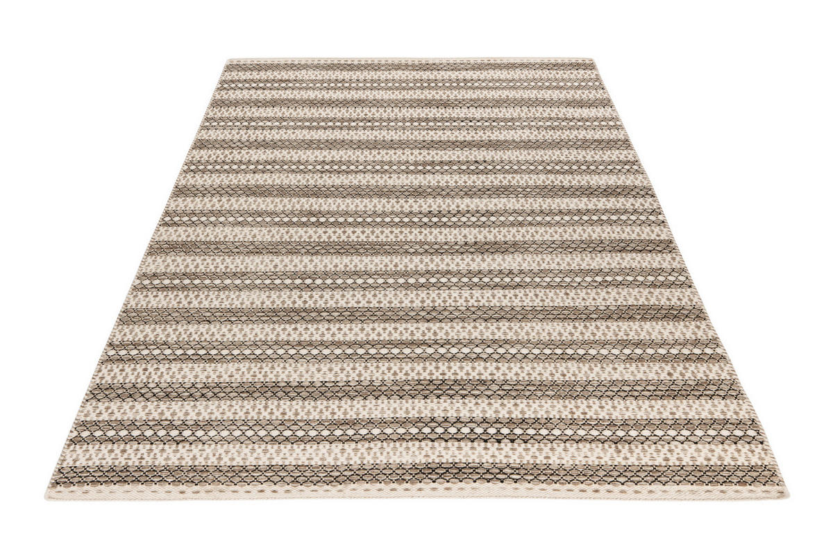 FLACHWEBETEPPICH 120/170 cm My Jaipur Beige, Hellbraun  - Hellbraun/Beige, KONVENTIONELL, Textil (120/170cm) - Obsession