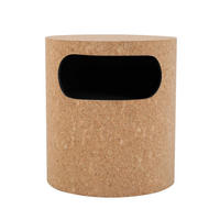 NACHTSCHRANK 40/45/40 cm Kork  - Naturfarben, Design, Holz/Holzwerkstoff (40/45/40cm) - Livetastic