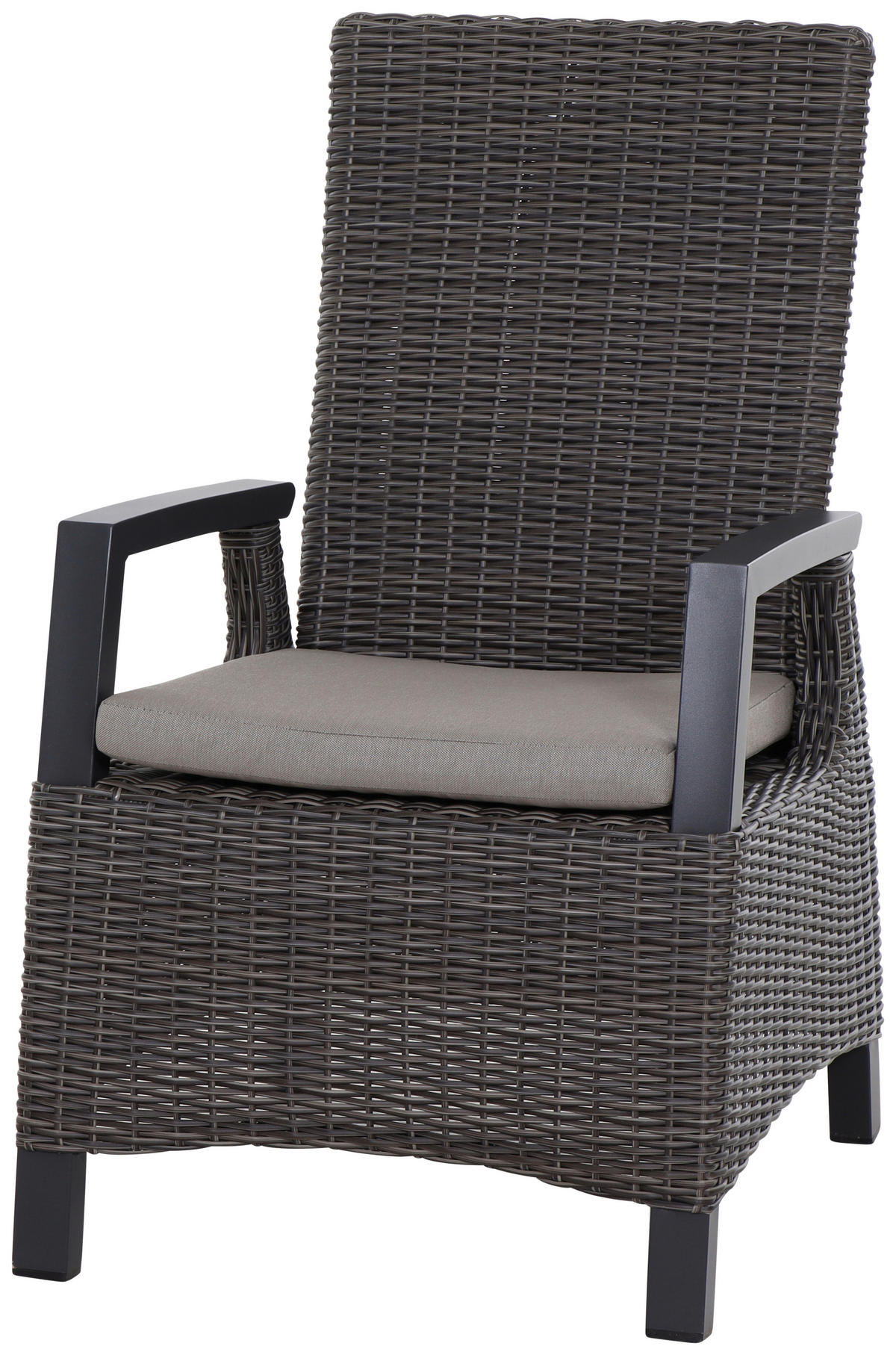 LOUNGEGARNITUR 5-teilig   90/103/160 cm Aluminium  - Grau, Basics, Keramik/Kunststoff (90/103/160cm) - Siena Garden