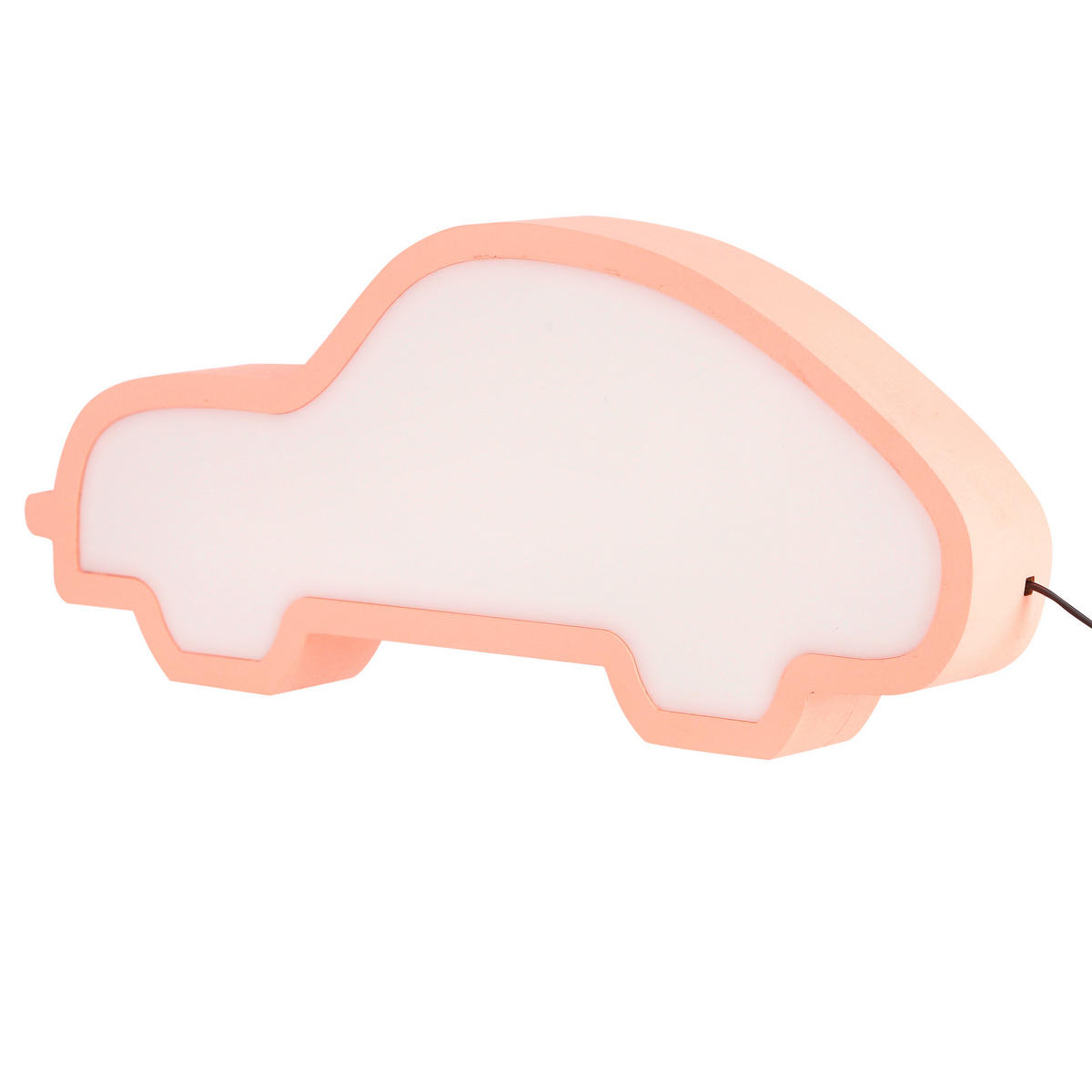 KINDERTISCHLEUCHTE Car  - Pink, Basics, Holzwerkstoff/Kunststoff (35/3.5/14cm)