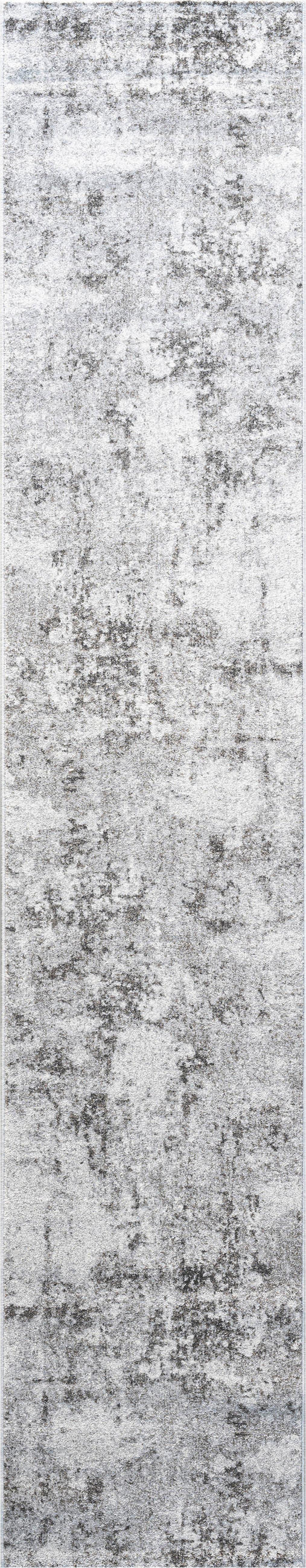 LÄUFER 67/340 cm Sorrent Silberfarben, Hellgrau, Dunkelgrau  - Dunkelgrau/Silberfarben, Design, Textil (67/340cm)
