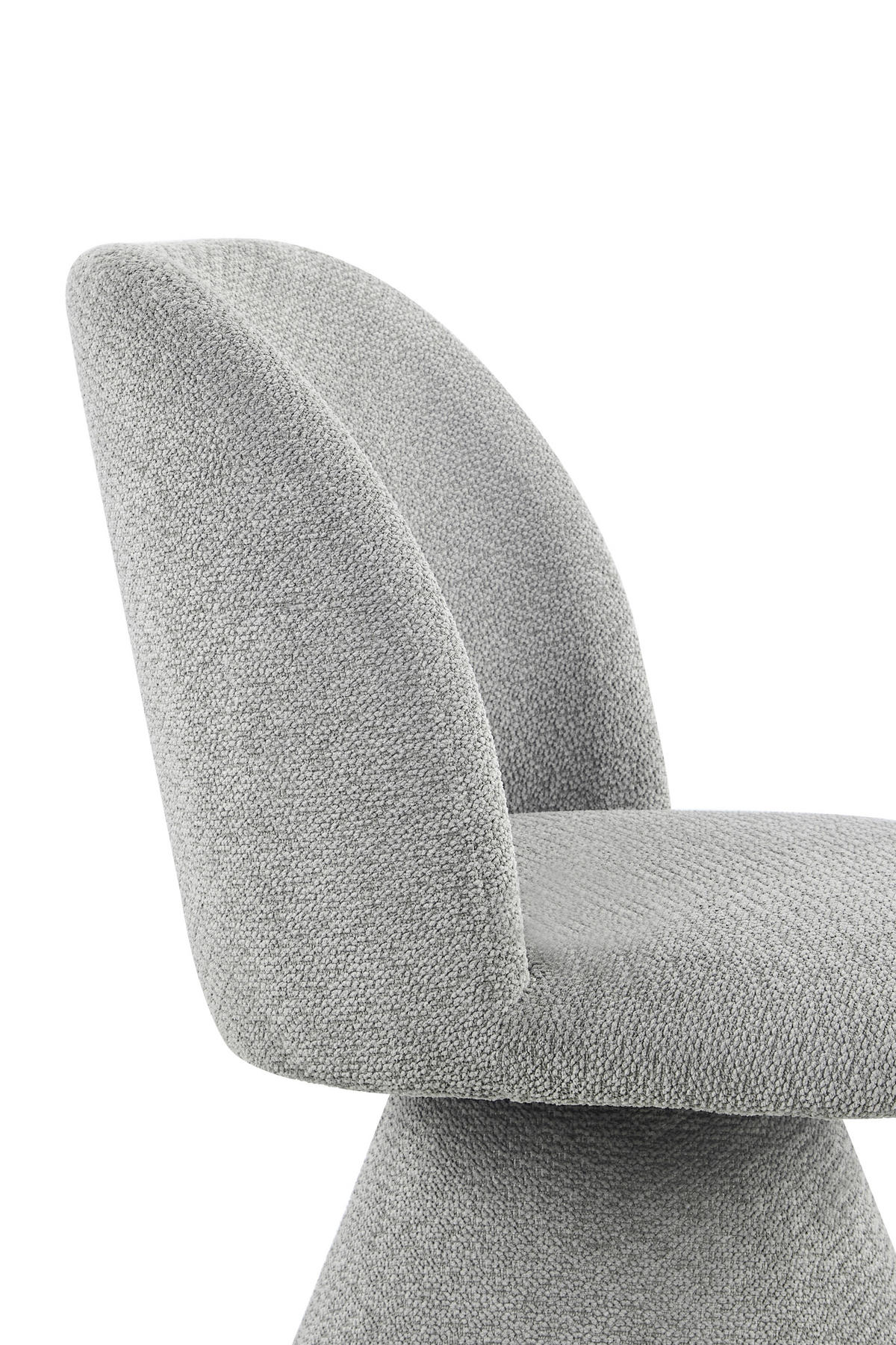 STUHL-SET 2 Stück  in Stahl Webstoff  - Grau, MODERN, Textil/Metall (54/84/61cm) - MID.YOU