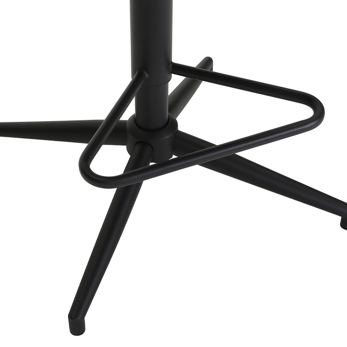 BARHOCKER Cord Hellgrau Stoffauswahl, Sitzfläche 360° drehbar  - Hellgrau/Schwarz, Design, Textil/Metall (54/98-120/58cm) - Novel