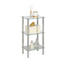 BADEZIMMERREGAL - Chromfarben/Klar, Design, Glas/Metall (38/75/28cm) - Xora BADEZIMMERREGAL - Chromfarben/Klar, Design, Glas/Metall (38/75/28cm) - Xora