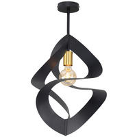 DECKENLEUCHTE 35/60 cm   - Goldfarben/Schwarz, Design, Metall (35/60cm) - Collet's Monde