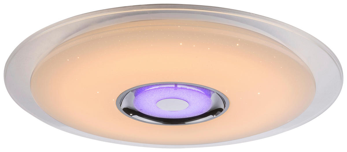 LED-DECKENLEUCHTE  Smart 60/6,1 cm   - Klar/Opal, Basics, Kunststoff/Metall (60/6,1cm) - Novel