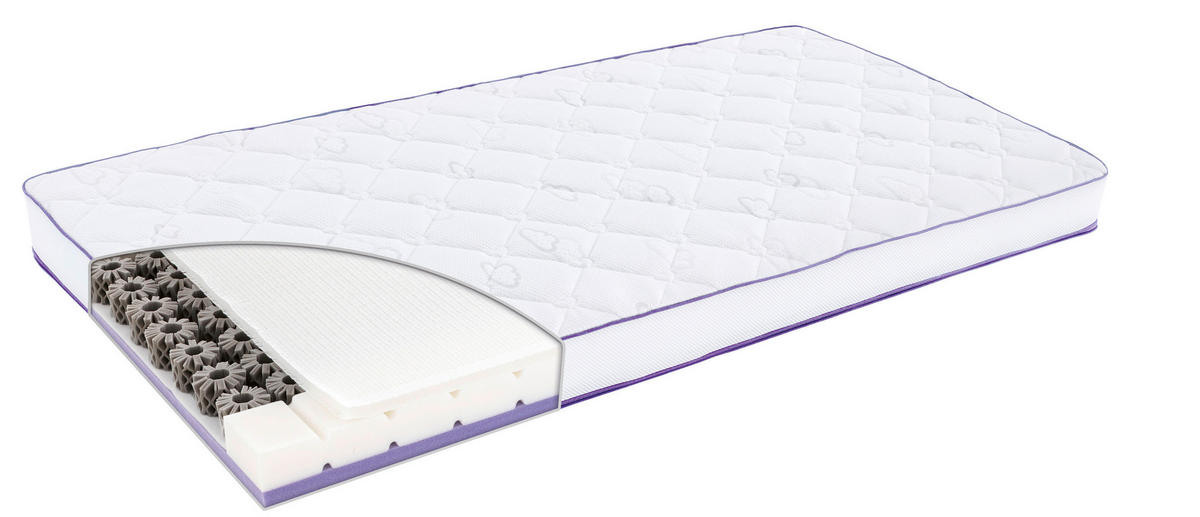 KINDERMATRATZE Octasmart Luxe  70/140 cm    - Weiß, Basics, Textil (70/140cm) - Träumeland