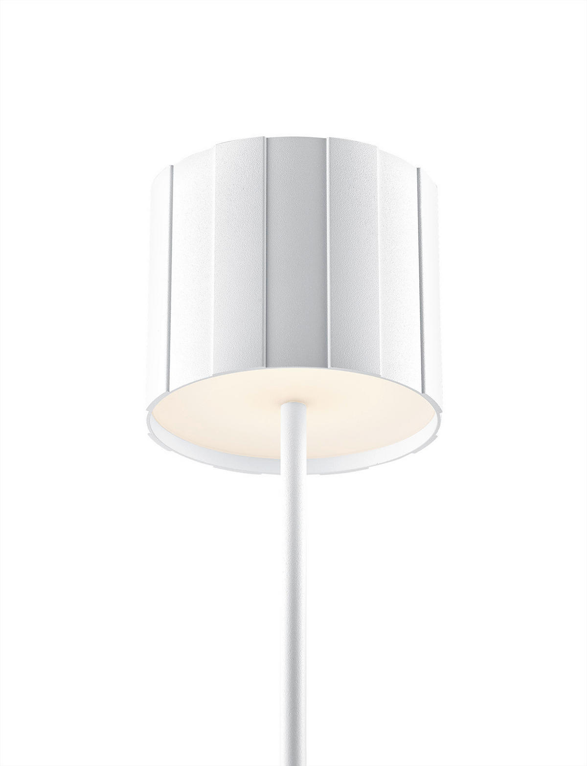 AKKU-TISCHLEUCHTE Marisa 11,5/39 cm   - Weiß, MODERN, Metall (11,5/39cm) - Musterring