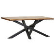 TISCHGESTELL      - Schwarz, Design, Metall (163/73/73cm) - Landscape