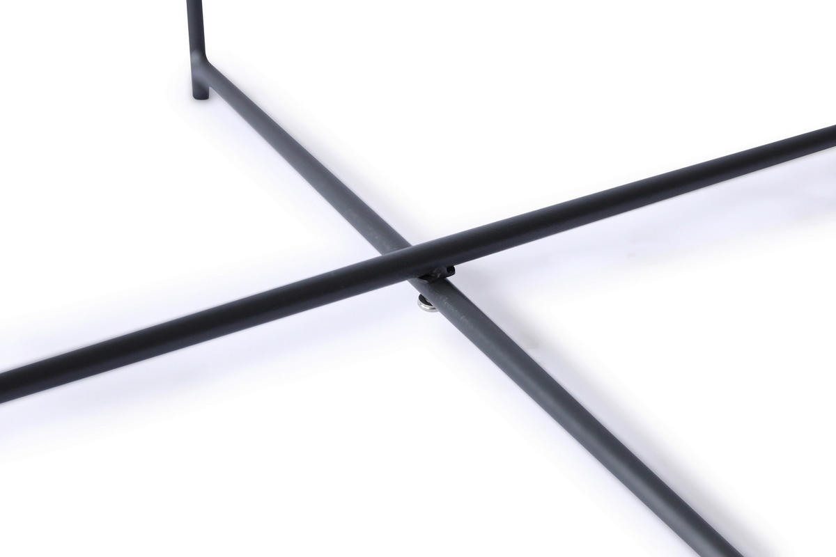 BEISTELLTISCH 49/49/49 cm Anthrazit rund  - Anthrazit, Design, Metall (49/49/49cm) - Xora