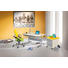 ROLLCONTAINER Gelb, Silberfarben, Weiß - Gelb/Silberfarben, Design, Kunststoff/Textil (44,4/51,2/54,7cm) - Paidi