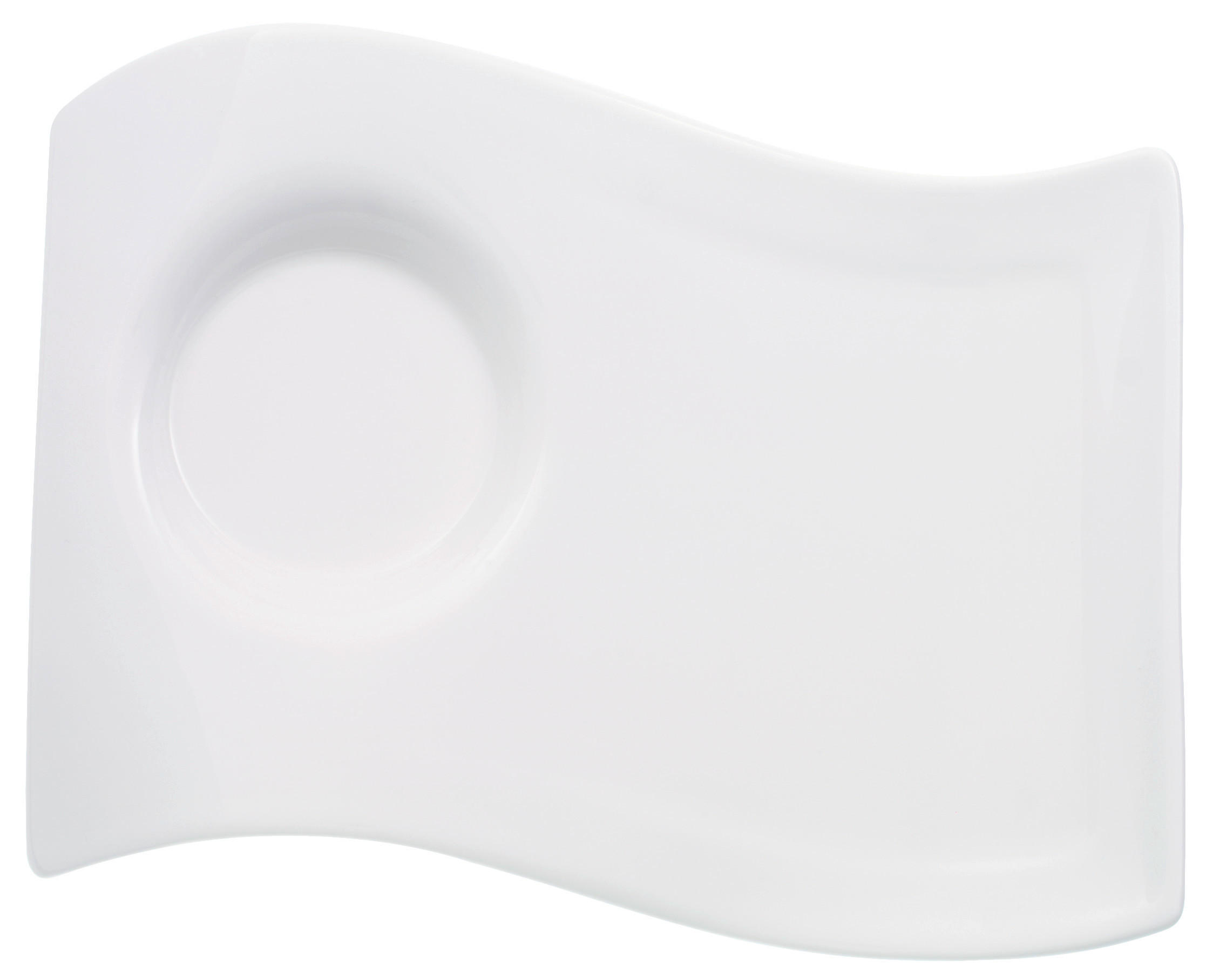 großer Kaffee-Unterteller - Weiß, Basics, Keramik (17/22cm) - Villeroy & Boch