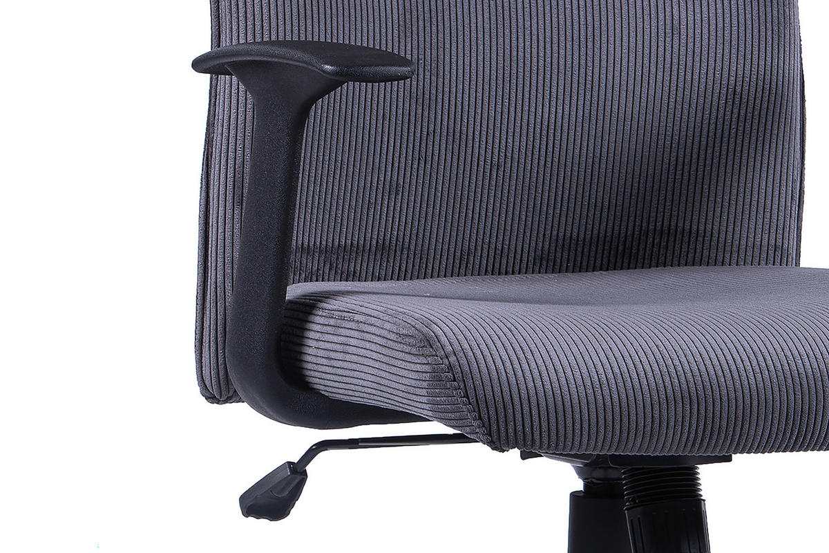 MID.YOU DREHSTUHL Cord Grau, Schwarz jetzt nur online ➤ XXXLutz.de