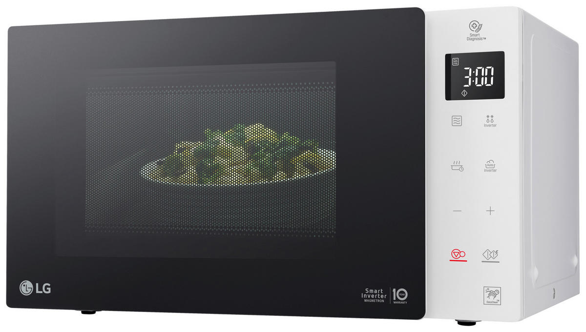 MIKROWELLE MS23NECBW  - Schwarz/Weiß, Trend, Glas/Kunststoff (47,6/27,2/34,6cm) - LG