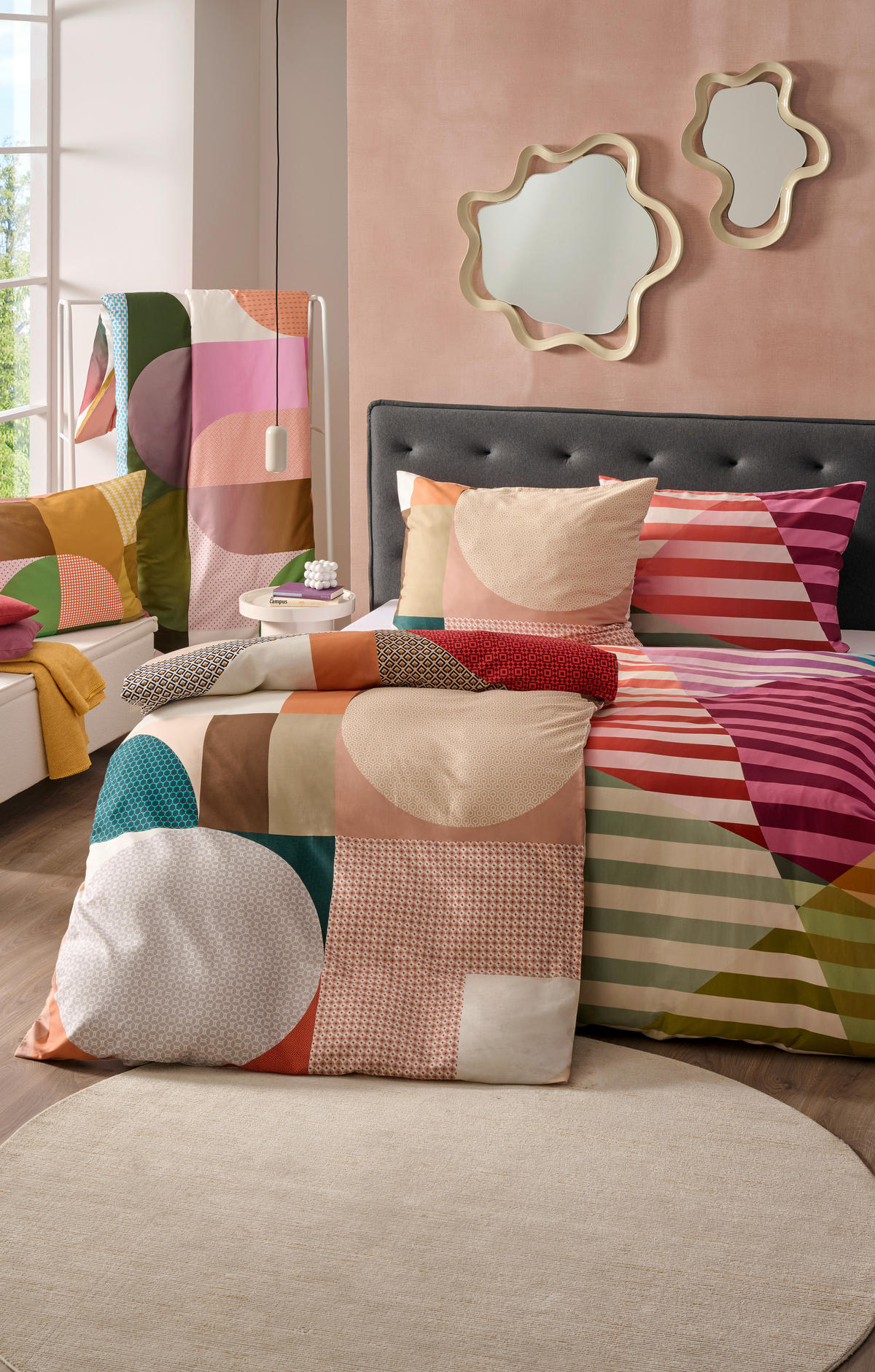 WENDEBETTWÄSCHE 2-teilig Winnow Satin 140/200 cm  - Multicolor, Basics, Textil (140/200cm) - Novel