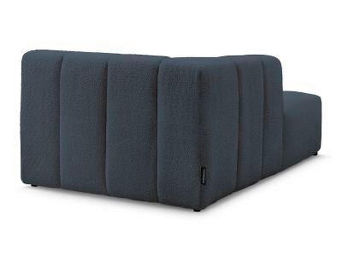 SOFAELEMENT ANNECY Bouclé Dunkelblau  - Schwarz/Dunkelblau, MODERN, Kunststoff/Textil (120/72/170cm)