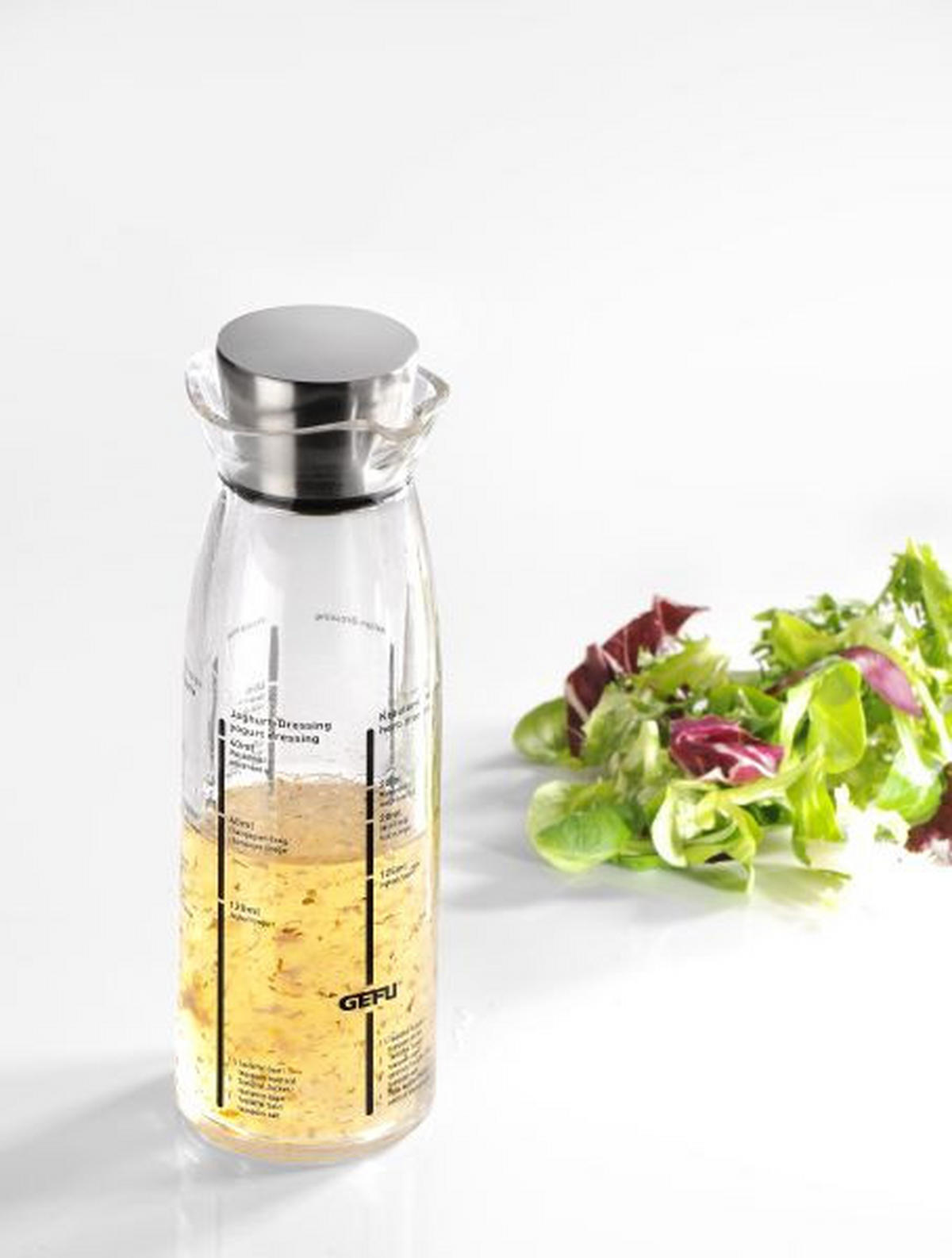 DRESSINGSHAKER - Klar/Edelstahlfarben, Basics, Metall (6,1/19,1cm) - Gefu