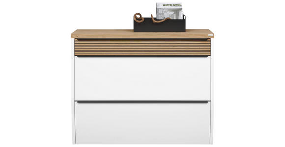 SCHUHKIPPER  in 121/95/31 cm  - Eichefarben/Anthrazit, Design, Holz/Holzwerkstoff (121/95/31cm) - Dieter Knoll