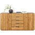 KOMODA SIDEBOARD, dub, barvy dubu - barvy dubu/barvy hliníku, Konvenční, kov/dřevo (180/90/43cm) - Cantus KOMODA SIDEBOARD, dub, barvy dubu - barvy dubu/barvy hliníku, Konvenční, kov/dřevo (180/90/43cm) - Cantus