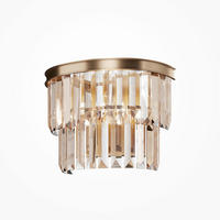WANDLEUCHTE Neoclassic 16.5/33/24,5 cm   - Goldfarben, Trend, Glas/Metall (16.5/33/24,5cm) - MAYTONI