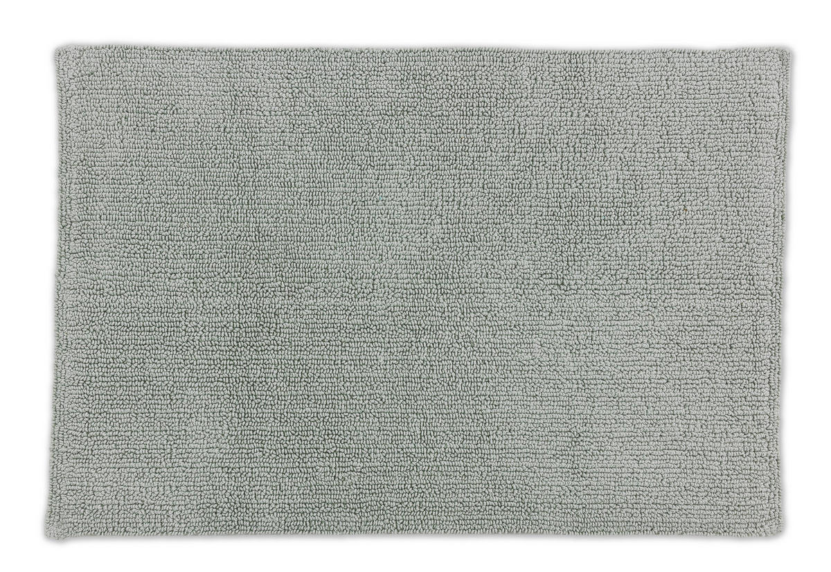 BADTEPPICH Bahamas Mintgrün 67/110 cm  - Mintgrün, Basics, Textil (67/110cm) - Schöner Wohnen