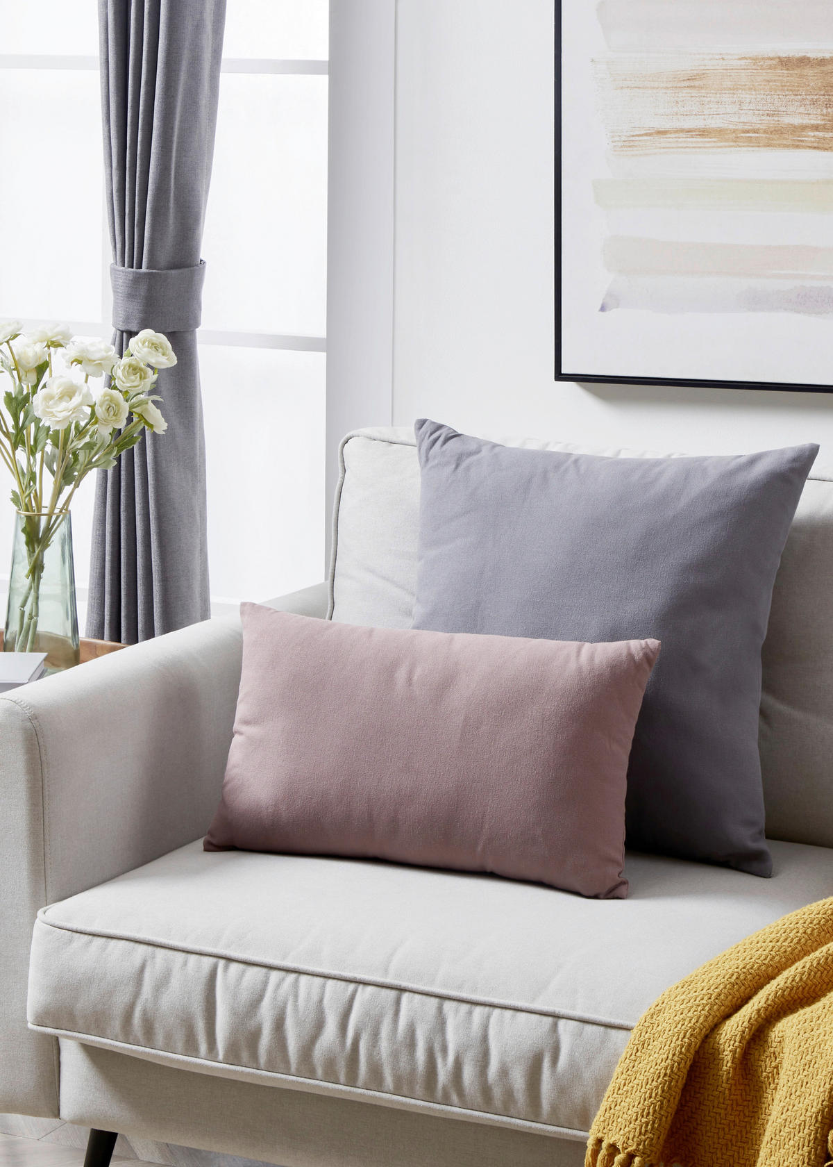 ZIERKISSEN  30/45 cm   - Mauve, Basics, Textil (30/45cm) - Eglo