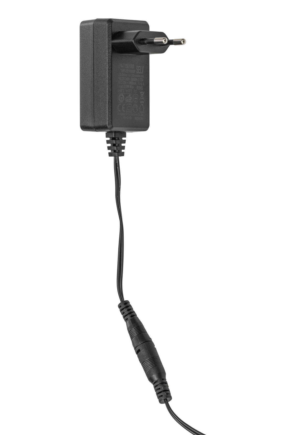 LED-TISCHLEUCHTE Ella 16/40,8/10 cm   - Eichefarben/Schwarz, Natur, Holz/Kunststoff (16/40,8/10cm) - Novel
