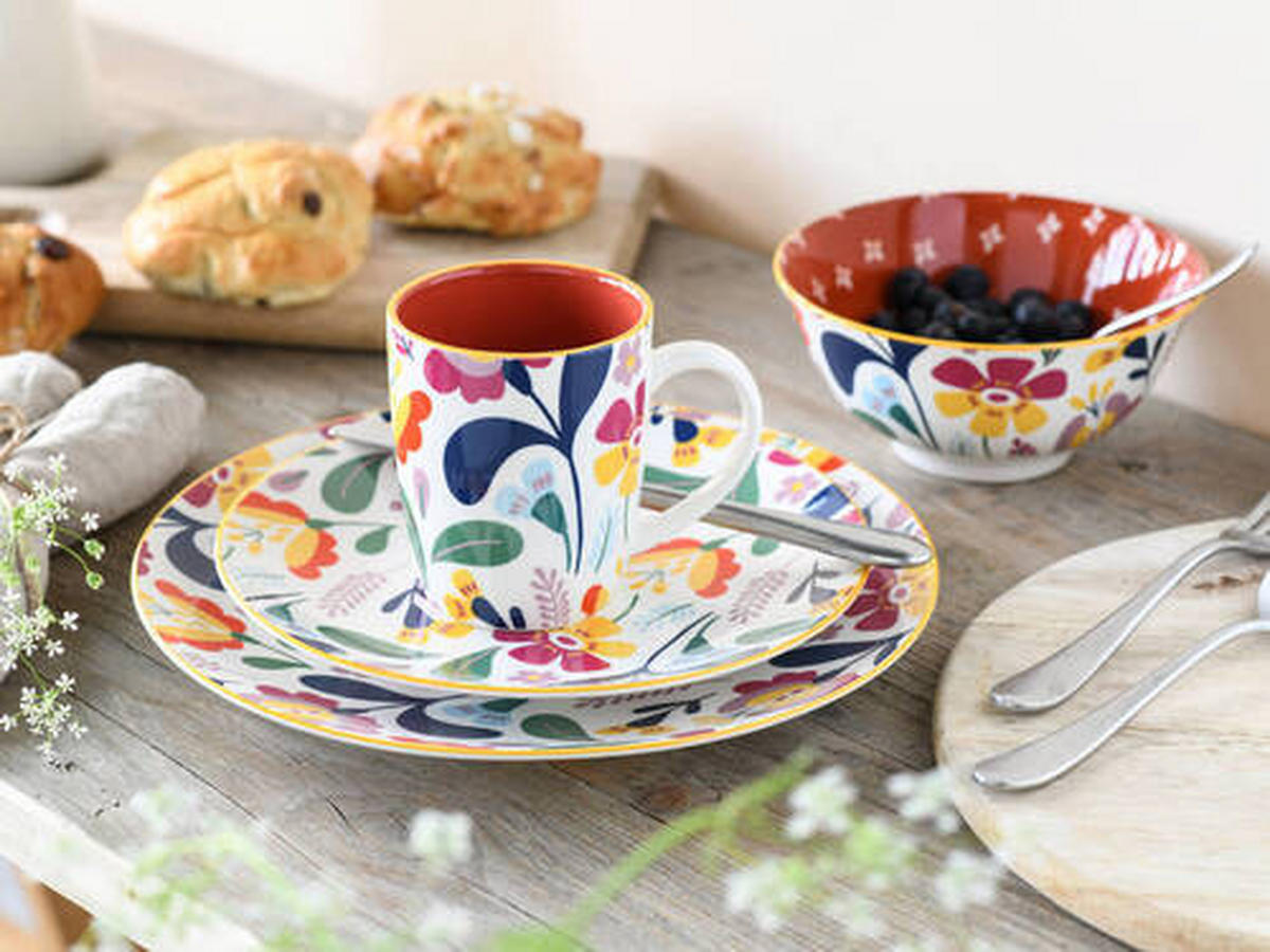 KOMPLETT SERVIS 16 delar  - multicolor, Trend, keramik (35/32/36null) - Creatable