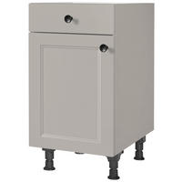 SCHUBKASTENUNTERSCHRANK 45/87/56 cm  in Grau  - Schwarz/Grau, MODERN, Holzwerkstoff/Metall (45/87/56cm) - Nobilia