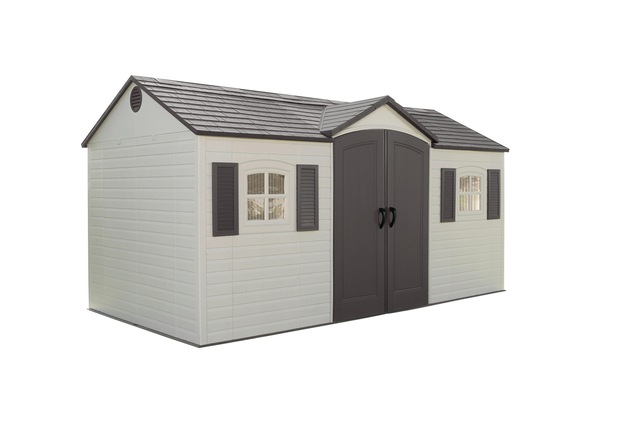 GERÄTEHAUS - Grau, Basics, Kunststoff (457/244/244cm)