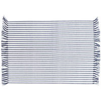 PLATZDECKCHEN Textil Blau, Weiß 35/45 cm  - Blau/Weiß, Basics, Textil (35/45cm) - Novel