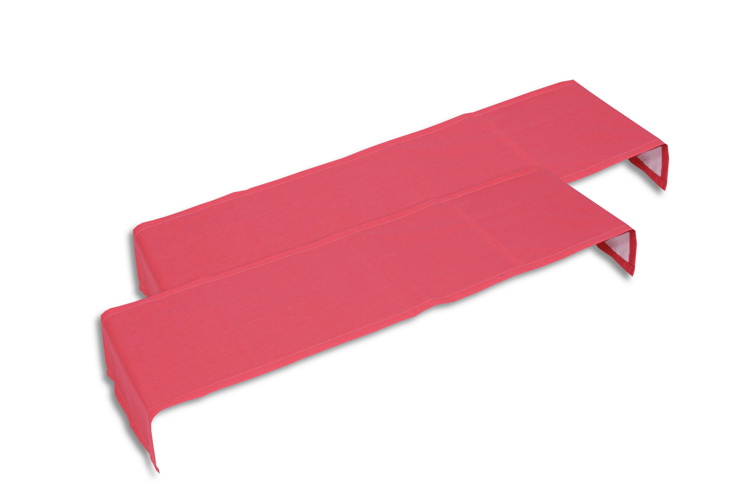 TISCHLÄUFER Textil Flachgewebe Pink 40/140 cm  - Pink, Basics, Textil (40/140cm)